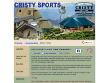Tablet Screenshot of cristys.co.za